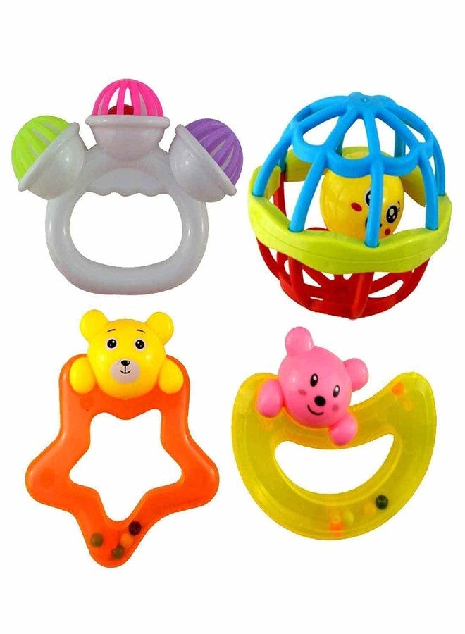 Globular Baby Friends Colorful Non Toxic BPA Attractive Plastic Set 6 Month to 3 Year Best Gift Shake & Grab Rattle and Soothing Teethers for Babies New Born and Infants Early Age Toys for Kids - Image 2